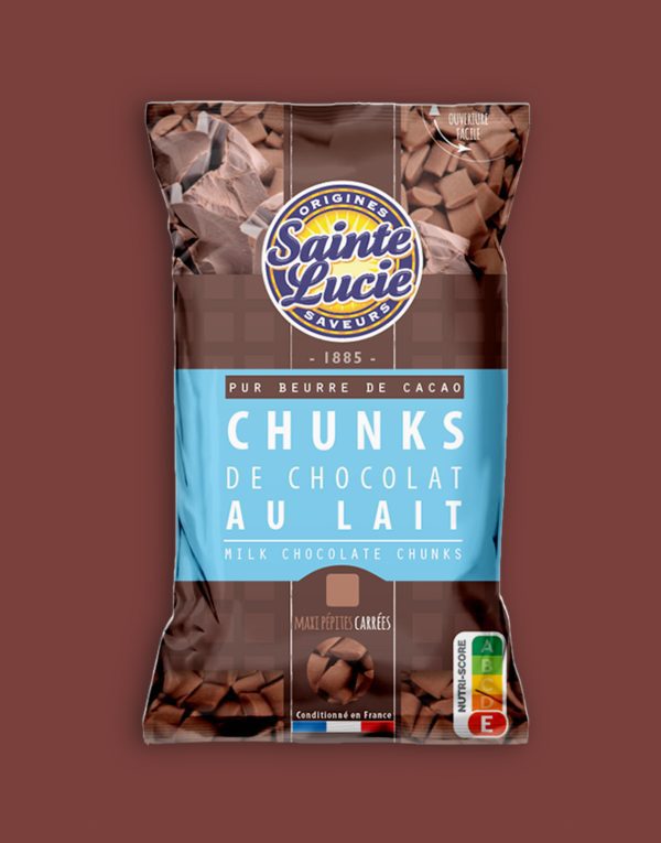 Chunks chocolat au lait Sainte Lucie